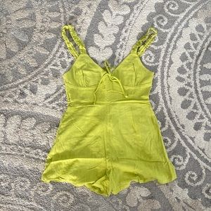 LIME GREEN ROMPER